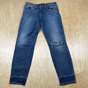 Lucky Brand Lolita Skinny Jeans Womens 8 29A Low Rise Distressed Blue